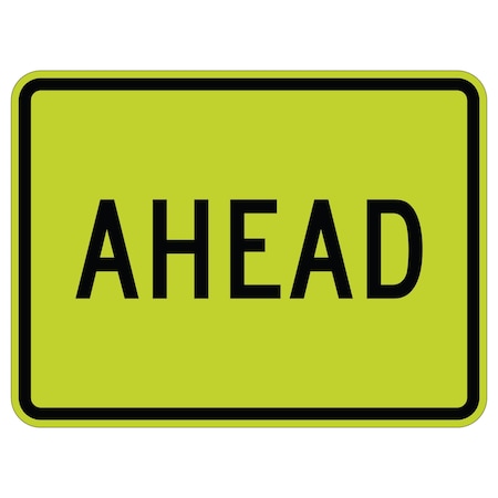 Sign Solutions Usa 24 in Height, 36 in Width, Aluminum, Horizontal Rectangle DUS08DFG3624W16-9p